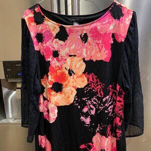 Style & Co. Floral Dress XL